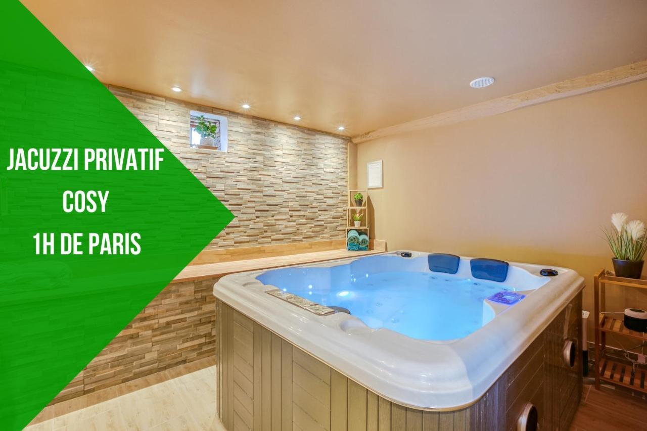 Gîte la Fontaine -Cozy-1H de Paris -Jacuzzi privatif La Boissiere  Extérieur photo